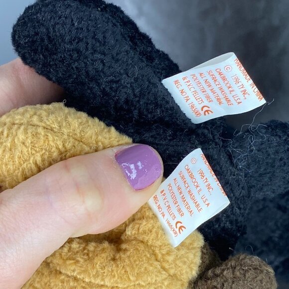 TY Beanie Babies Scottie Tuffy Whiskers Terrier Dog Stuffed Animals 4102 4108 - Picture 7 of 8